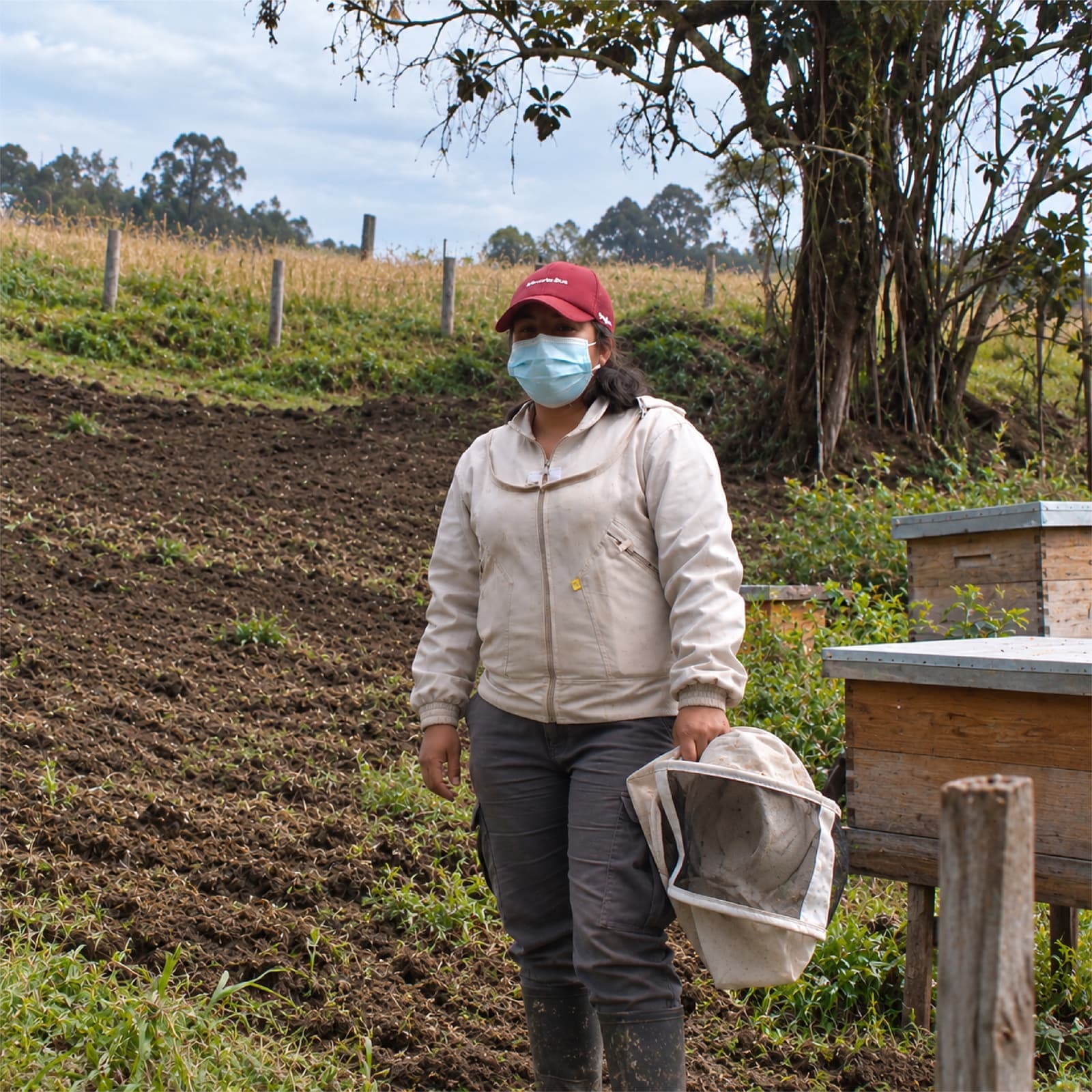Mujer de una comunidad rural de Sumapaz